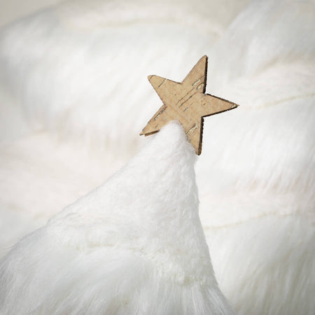 Faux Fur Tabletop Tree Set 3