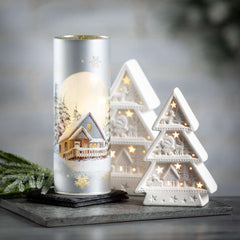 Lighted Christmas Tree Set