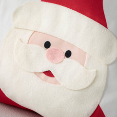 Fabric Santa Gift Bag With Tie