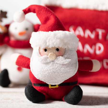 Santa And Friends Plush Set