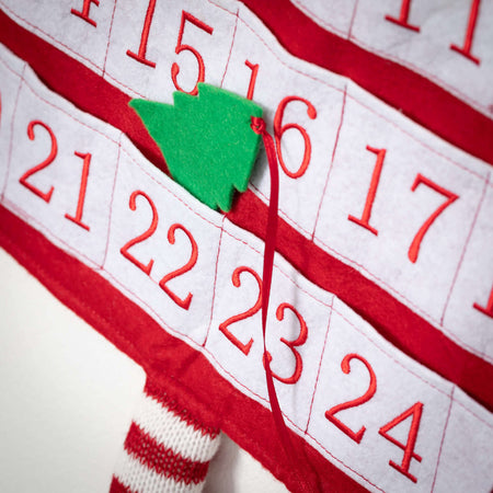 Fabric Santa Advent Calendar