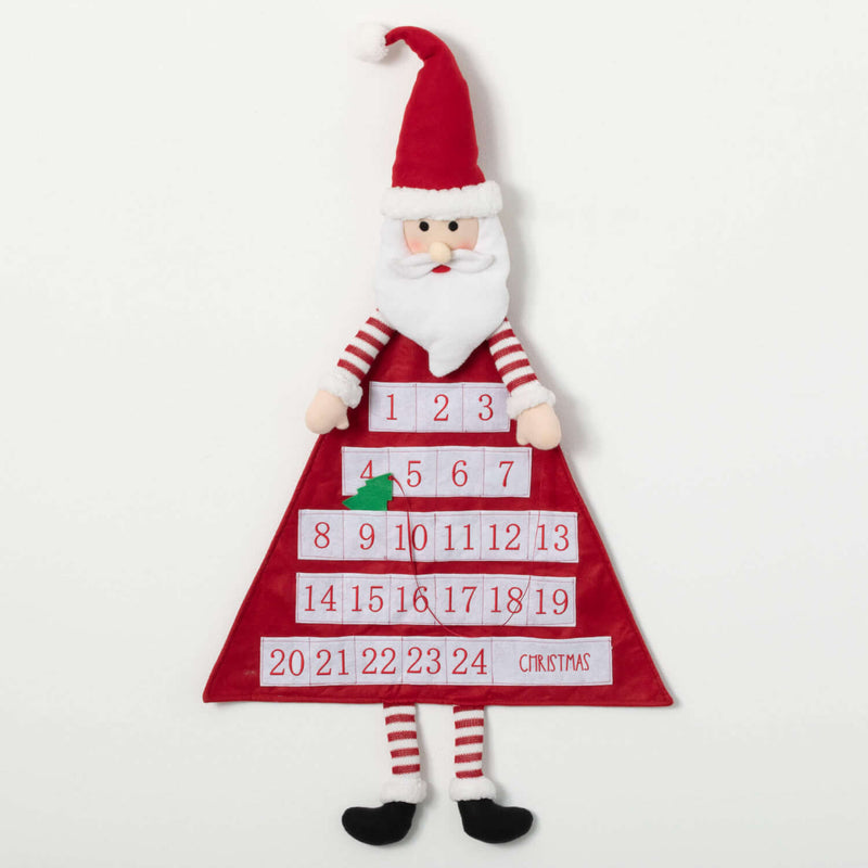 Fabric Santa Advent Calendar