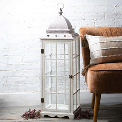 Classic White Panel Lantern