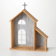 Single Nativity Creche Shelf