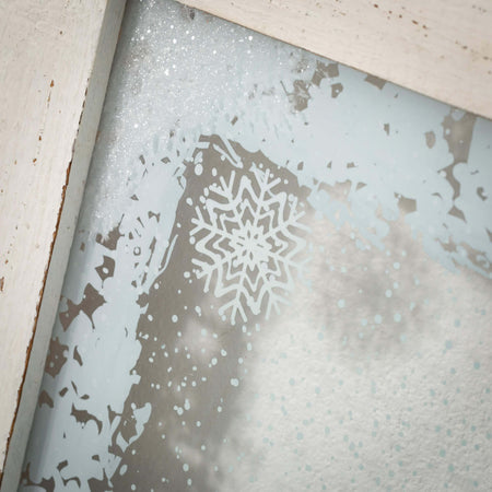 Framed Winter Village Wall Art