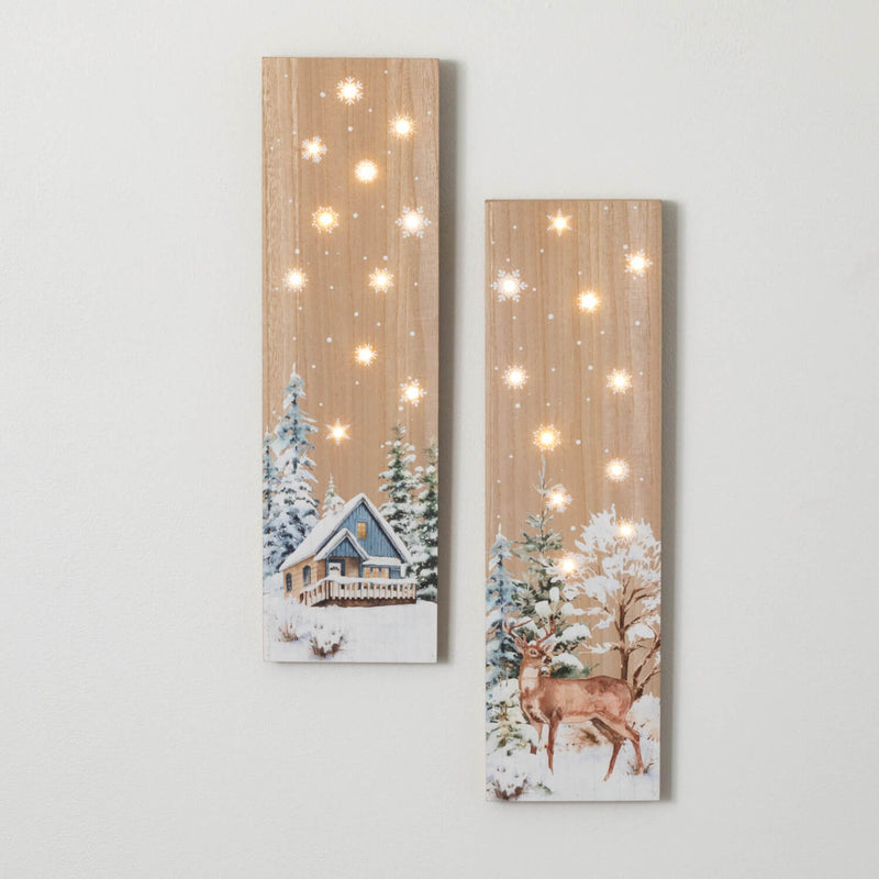 Led Winter Wall Decor Set