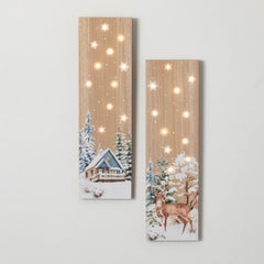 Led Winter Wall Decor Set