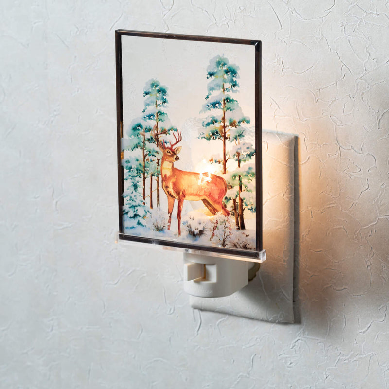 Deer Winter Scene Nightlight