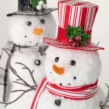 Whimsical Snowmen Figurine Set