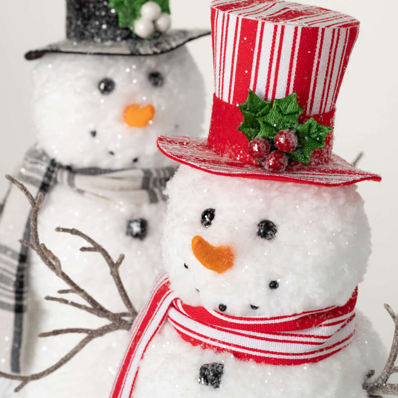 Whimsical Snowmen Figurine Set