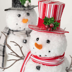 Whimsical Snowmen Figurine Set