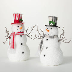 Whimsical Snowmen Figurine Set