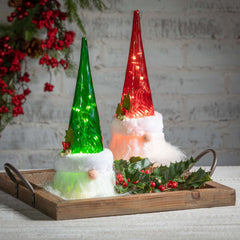 Santa Gnome Head Led Light