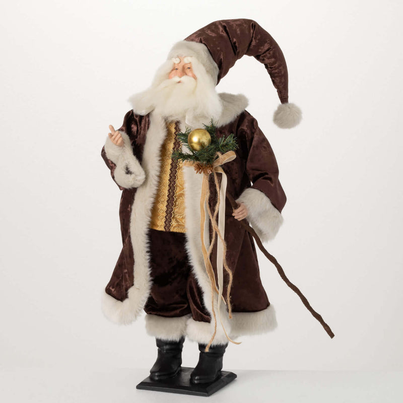 Woodland-Inspired Santa Figure