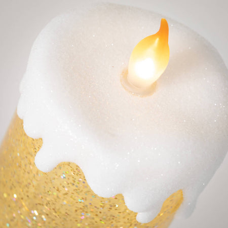 Illuminated Gold Candle