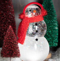Illuminated Shimmer Snowman