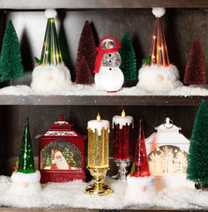 Illuminated Shimmer Snowman