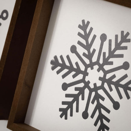Snowflake Wall Art Trio