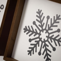 Snowflake Wall Art Trio