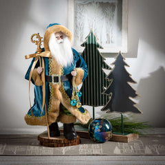 Metal Pinetree Tabletop Figure