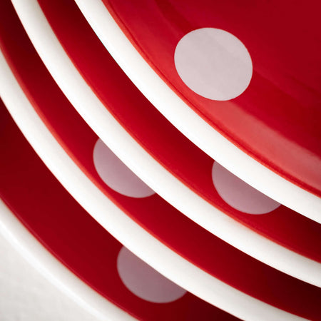 Polka Dot Plate Set Of 4