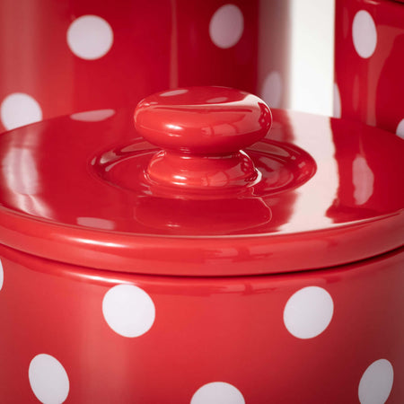 Polka Dot Canister Set Of 3