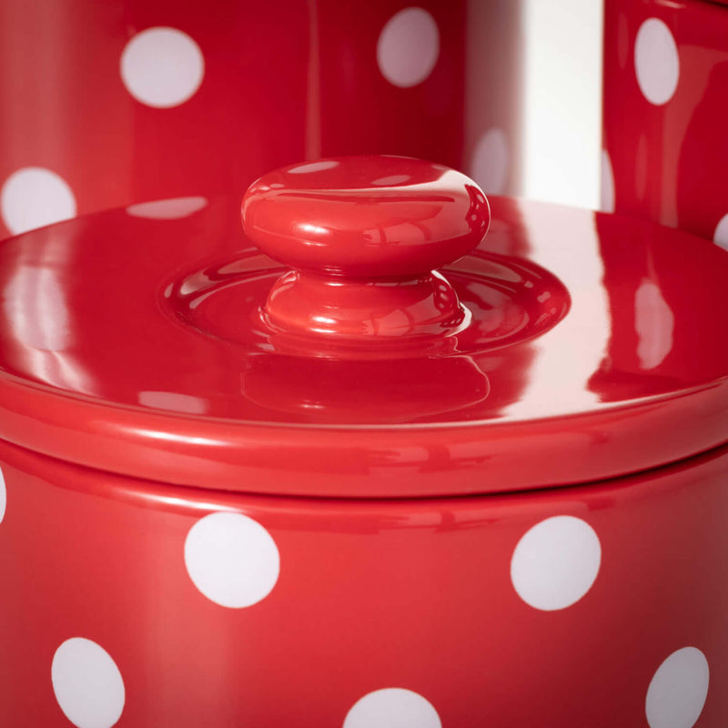 Polka Dot Canister Set Of 3