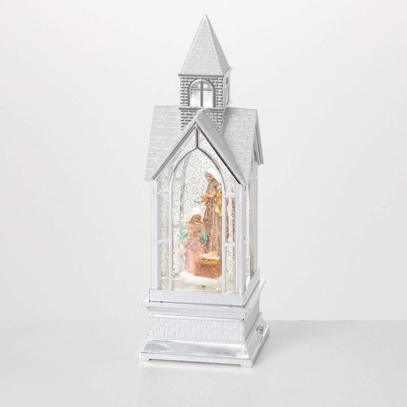 Led Nativity Church Finial