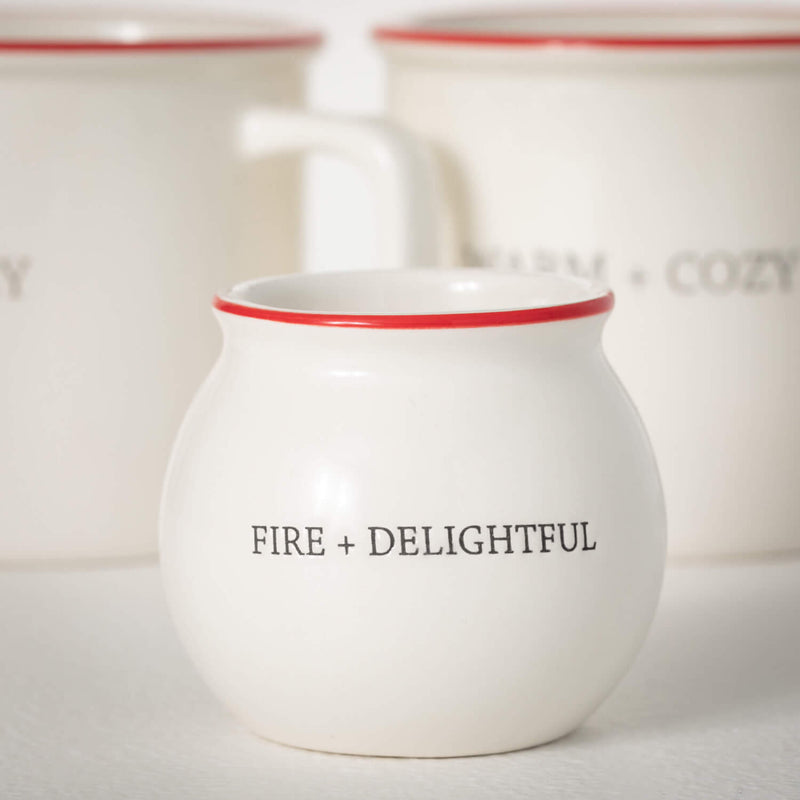 Matchstick Holder And Mug Set