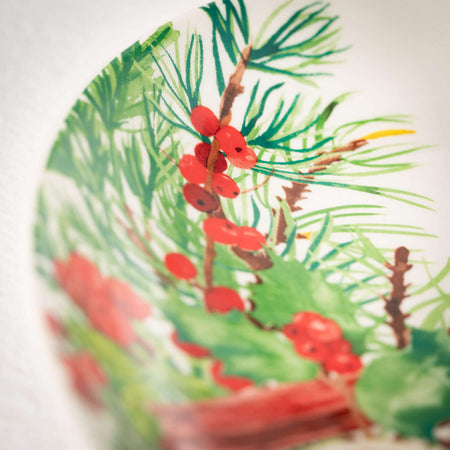 Cardinal Serving Platter
