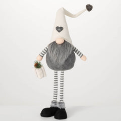 Gray Standing Longlegged Gnome