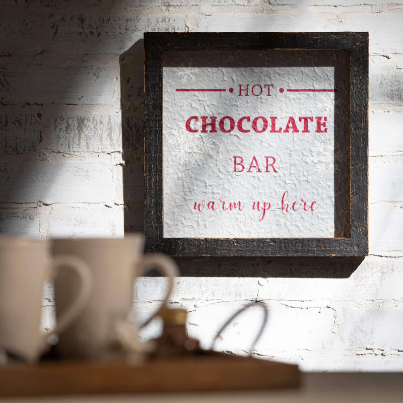 Hot Chocolate Art, Set Of 2