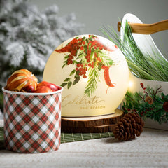 Christmas Holly Led Disc