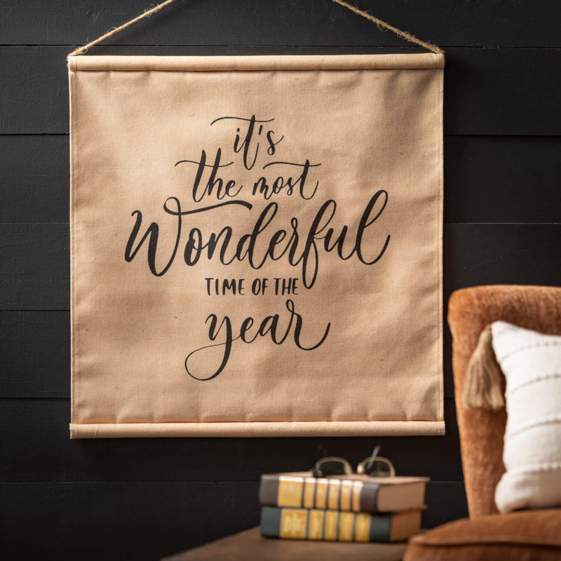 Hanging Holiday Scroll
