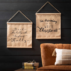 Christmas Scrolls, Set Of 2