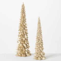 Tabletop Gold Tree Set Of 2