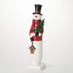 Tall And Slim Snowman Figure