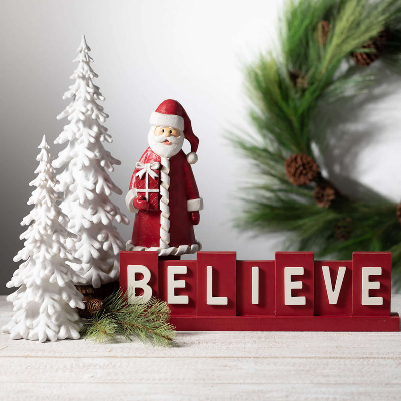 Snow Covered Pine Tree Set