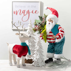 Snow Covered Pine Tree Set