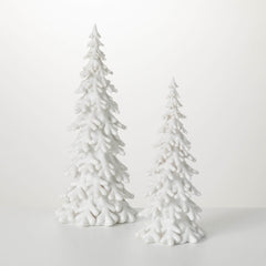 Snow Covered Pine Tree Set