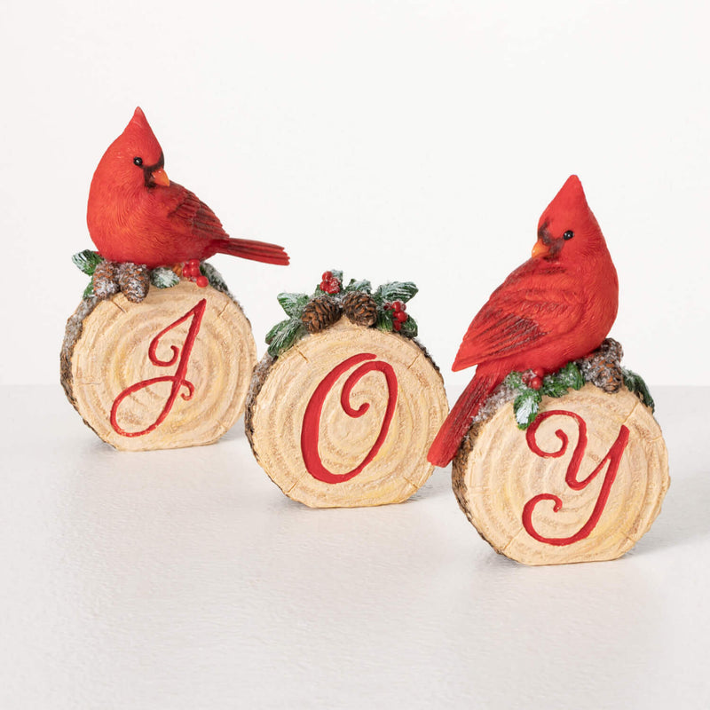 Woodland "Joy" Tabletop Decor
