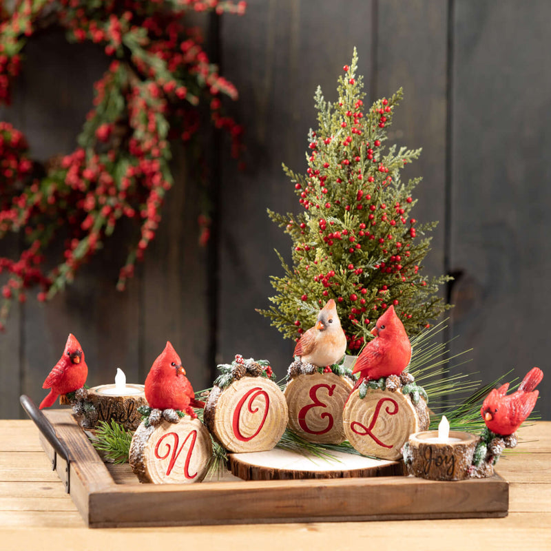 Woodland "Noel" Tabletop Decor