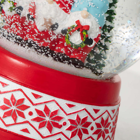 Winter Gnome Trio Snow Globe