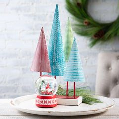 Winter Gnome Trio Snow Globe