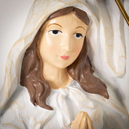 Rustic Holy Family Figurine