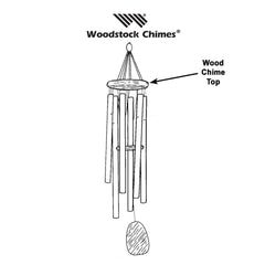 Wood Chime Top for Signature Chimes - 3.75-inch