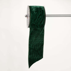 Green Velvet Wired Ribbon