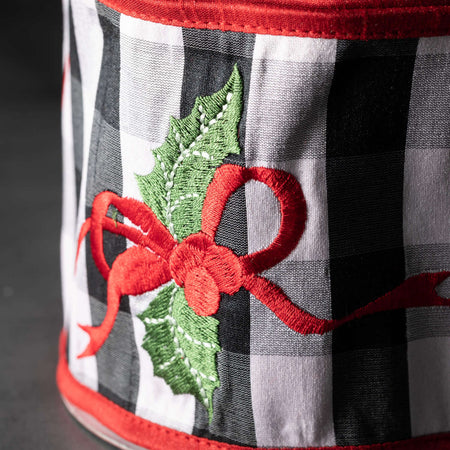 Merry Christmas Plaid Ribbon