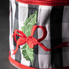 Merry Christmas Plaid Ribbon