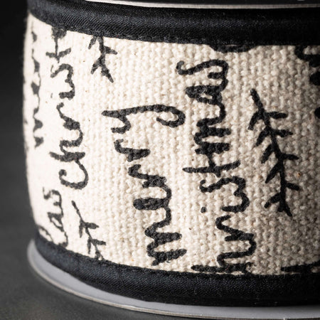 Merry Christmas Motif Ribbon
